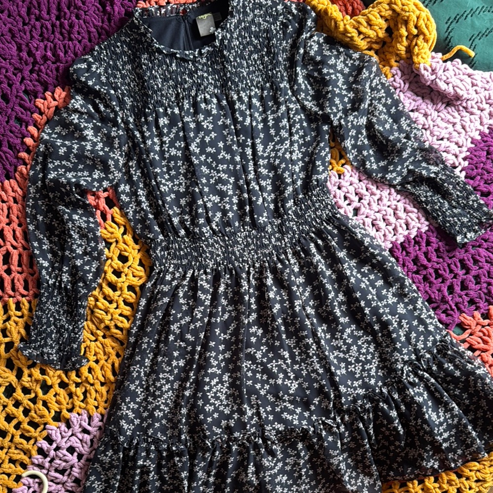Taylor Black Bishop Sleeve Sundress